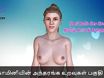 Tamil Audio Fuck-a-thon Story - 4 steamy honies with thick funbags and cock-squeezing cabooses get down and muddy