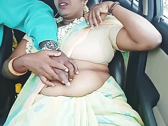 Telugu Super-hot Silk gets her giant bumpers and rump jammed in a hot Indian saree vid