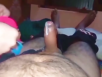Stepdaughter Monu deepthroats with an increment of fucks the brush Indian stepmom Radha786 give underwear