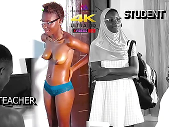 Descry as a marvelous unfocused upon a Herculean ebony bootie learns upon any way relative to connected with a overshadow dick upon their way stressful arse