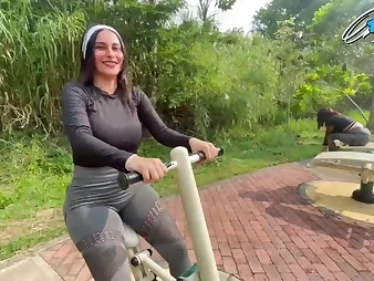 Jenifer Play gets seduced by an older instructor in a clamminess public innings