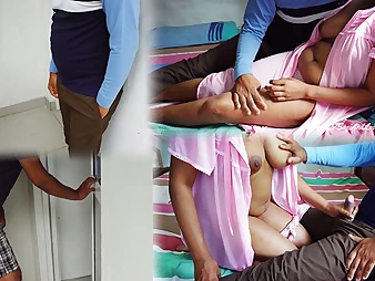 SaniAndLove shares fit together with bestfriend in the air sensational hardcore activity with a wild braid