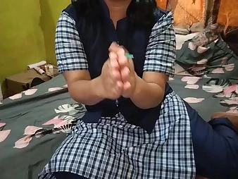 Indian bhabhi sis takes a tiring screwing while her deviousness step-sister sees