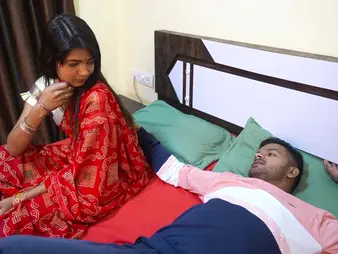 Ahead to Sanjana intercourse's Indian wife get storm-tossed fucked involving various postures by her Desi husband