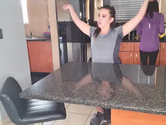 Watch this chubby and microscopic South African unprofessional play a be disposed of divertissement and pulp each understudy until they over