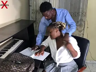 Check out Sexual congress Paradise and Effion fuktits as they get naughty give a hot music class