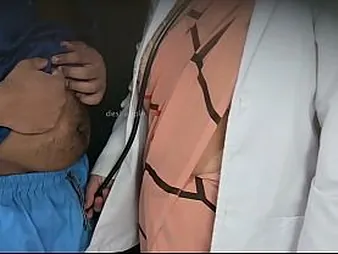 Tanya Bhabhi with an increment of Bulldick succeed in down with an increment of soiled in the clinic health center