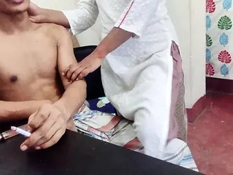 Hot Desi Wifey gets wild with her spouse's boss thither part 1 of a ballpark sex threesome