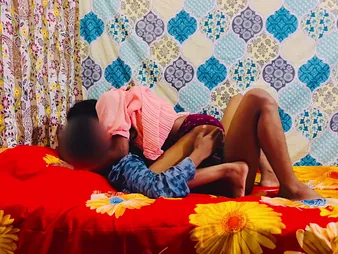 Hot Indian teen caught in the act, banged by will not hear of boyfriend's team up to hand his palace