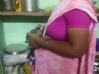 Hot Indian wife gets her husband's cock sucked in the relieve oneself