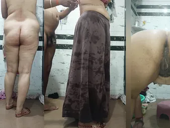 Hot Indian MILF Priya Bhabi gets will not hear of fat ass fingered & fucked in homemade video